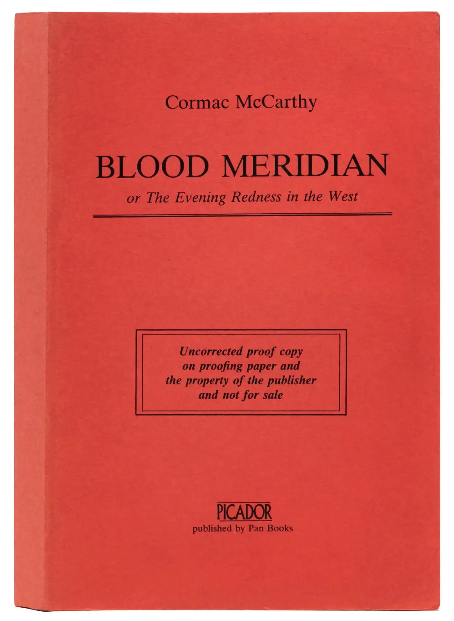 Cormac McCarthy