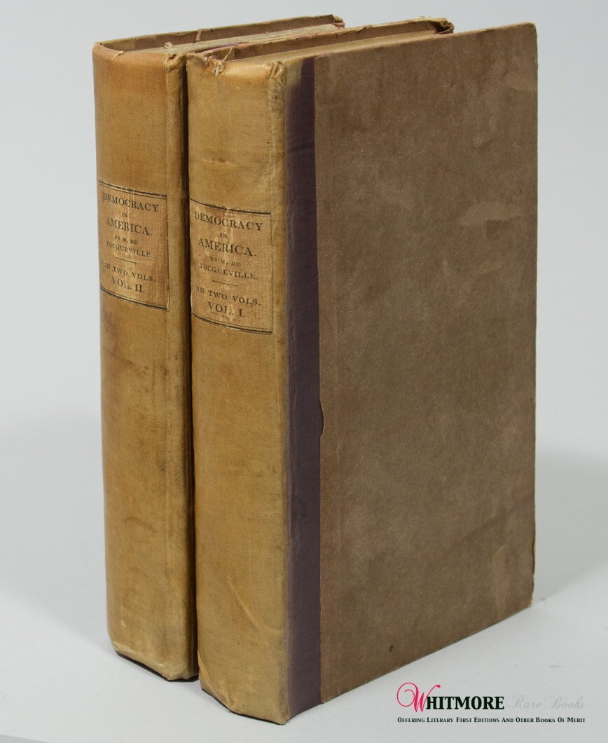 (Item #1003) Democracy in America (Original boards). Alexis de Tocqueville.