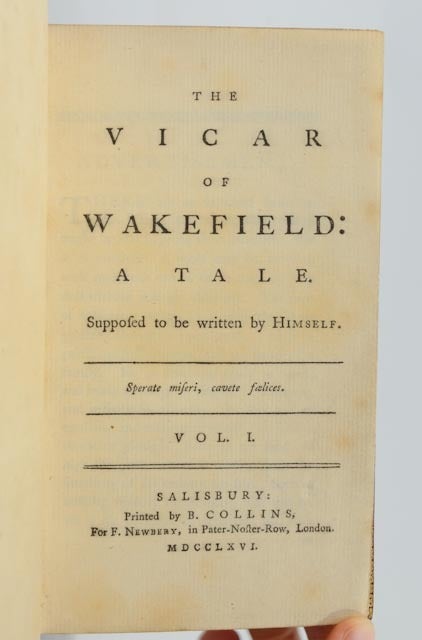 The Vicar of Wakefield: A Tale
