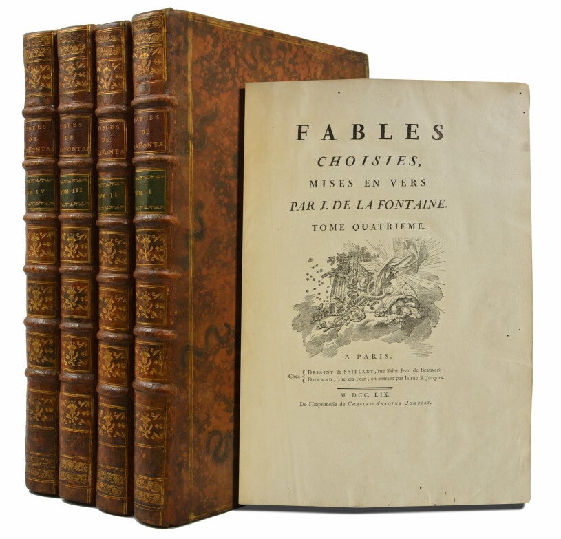(Item #1260) Fables choisies, mises en vers par J. de la Fontaine. Jean de La Fontaine.