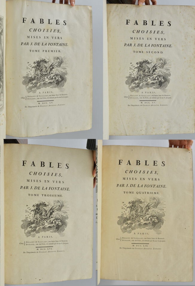 Fables choisies, mises en vers par J. de la Fontaine.