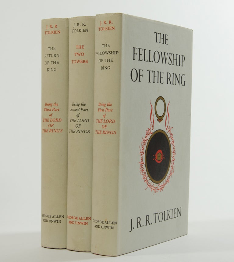 Item #1386) The Lord of the Rings Trilogy, comprised of: The Fellowship of the Ring; The Two...