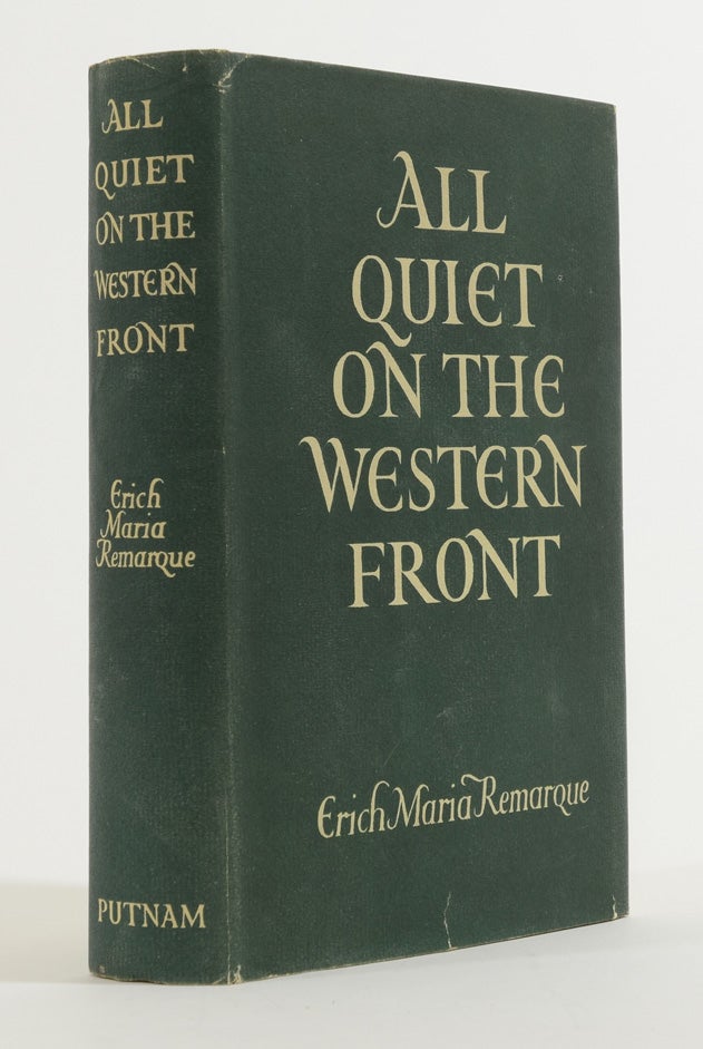 Item #1415) All Quiet on the Western Front. Erich Maria Remarque