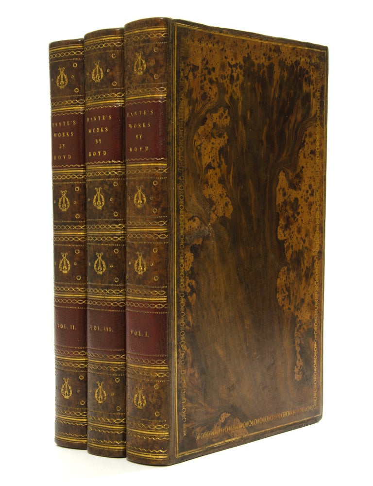 (Item #1435) The Divina Commedia of Dante Alighieri, Consisting of the Inferno - Purgatorio - and Paradiso. Dante Alighieri, Rev. Henry Boyd.