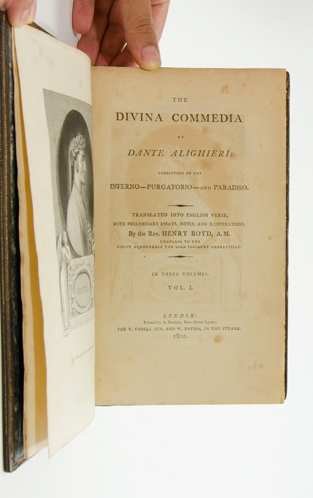 The Divina Commedia of Dante Alighieri, Consisting of the Inferno - Purgatorio - and Paradiso.