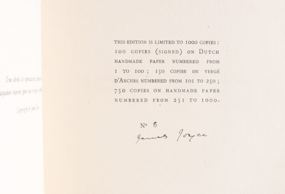 Ulysses (Signed First Edition)