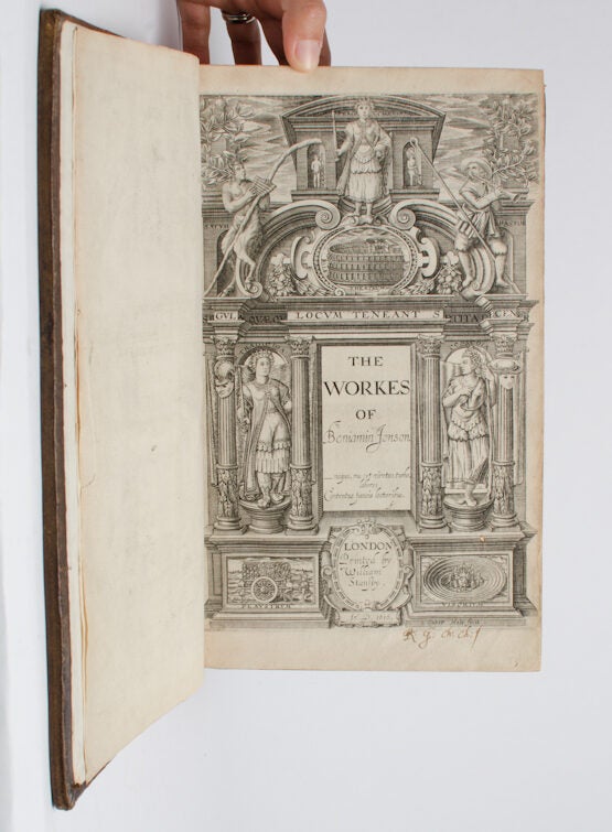 洋書 Ben Jonson his life and work. The Workes of Benjamin Jonson. together with The Workes of