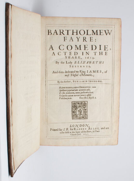 The Workes of Benjamin Jonson. together with The Workes of