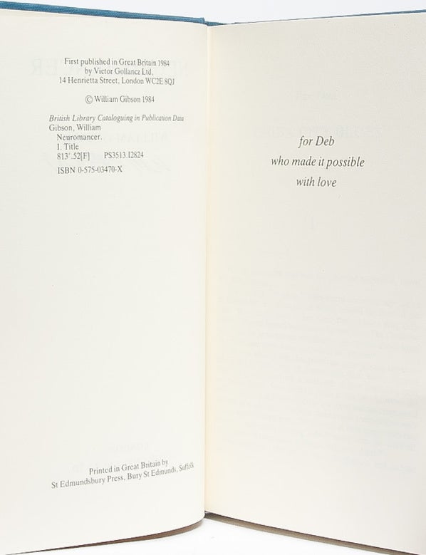 Neuromancer (Signed First Edition)