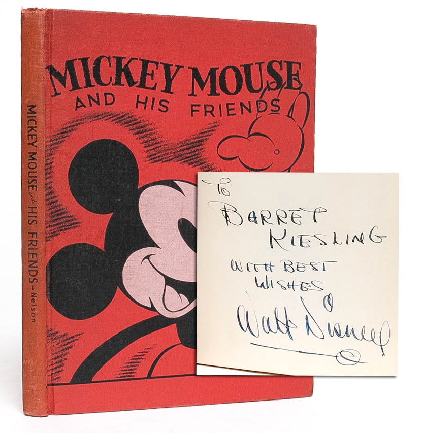 (Item #1672) Mickey Mouse and His Friends (Association copy). Walt Disney, Jean Ayer.