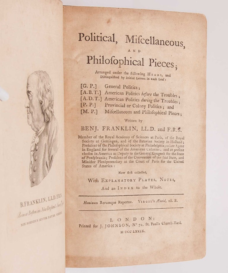 Political, Miscellaneous and Philosophical Pieces...