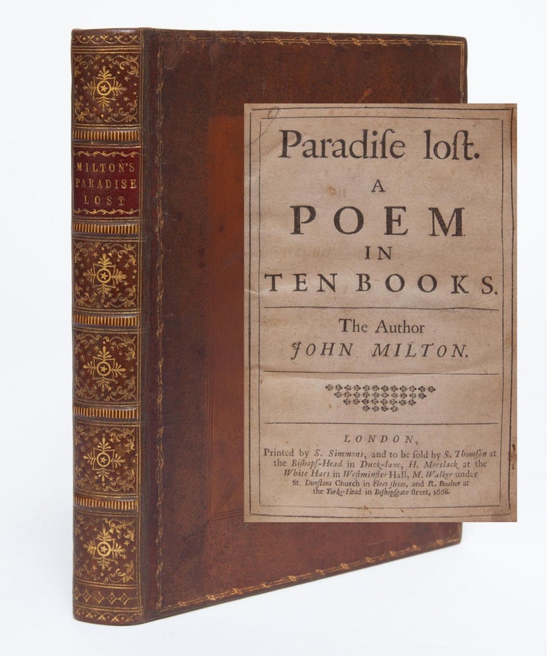 Item #1718) Paradise Lost. A Poem in Ten Books. John Milton