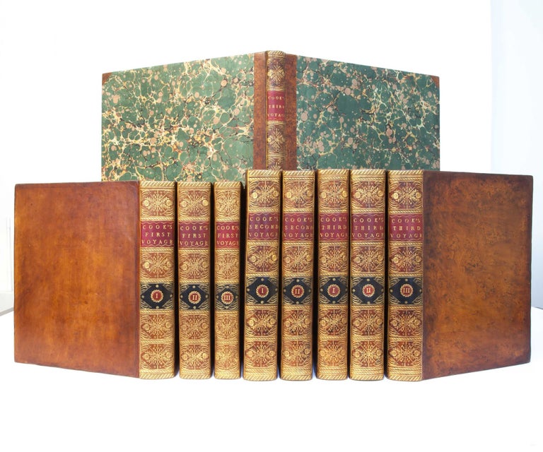 Item #1748) Complete set of Cook's Voyages: An Account of the Voyages undertaken by the order of...