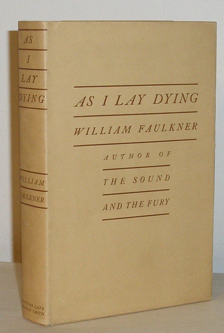 (Item #1766) As I Lay Dying. William Faulkner.