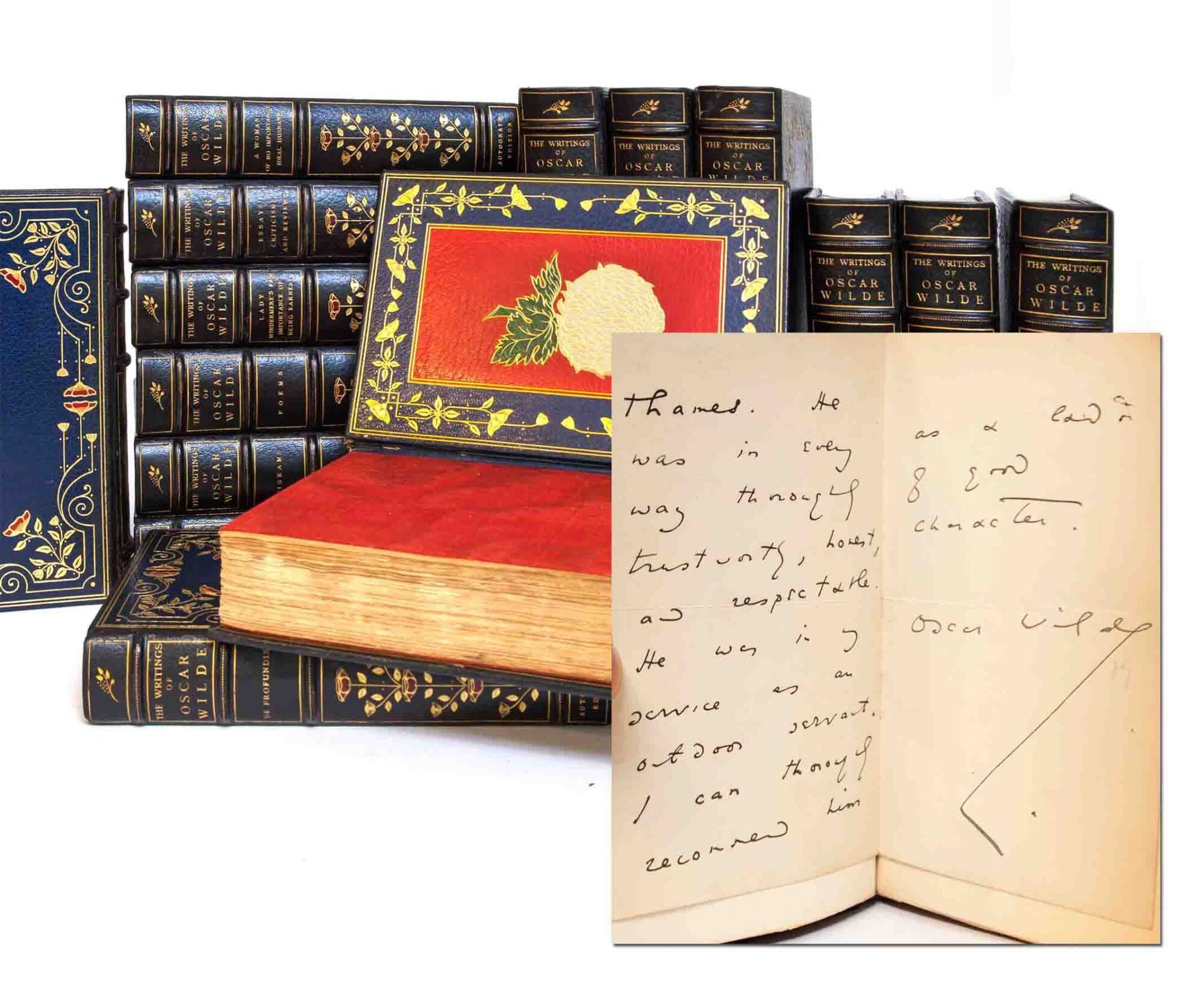 (Item #1772) The Writings of Oscar Wilde (Autograph Edition). Oscar Wilde.