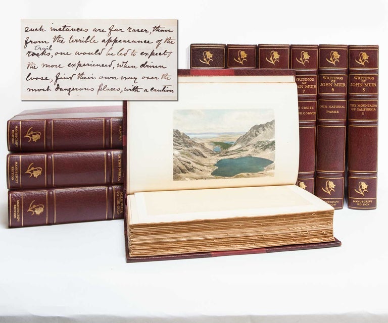 Item #1782) The Writings of John Muir (Manuscript Edition). John Muir