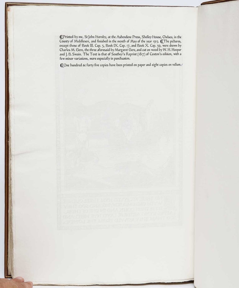 The Noble and Joyous Book entytled Le Morte d'Arthur