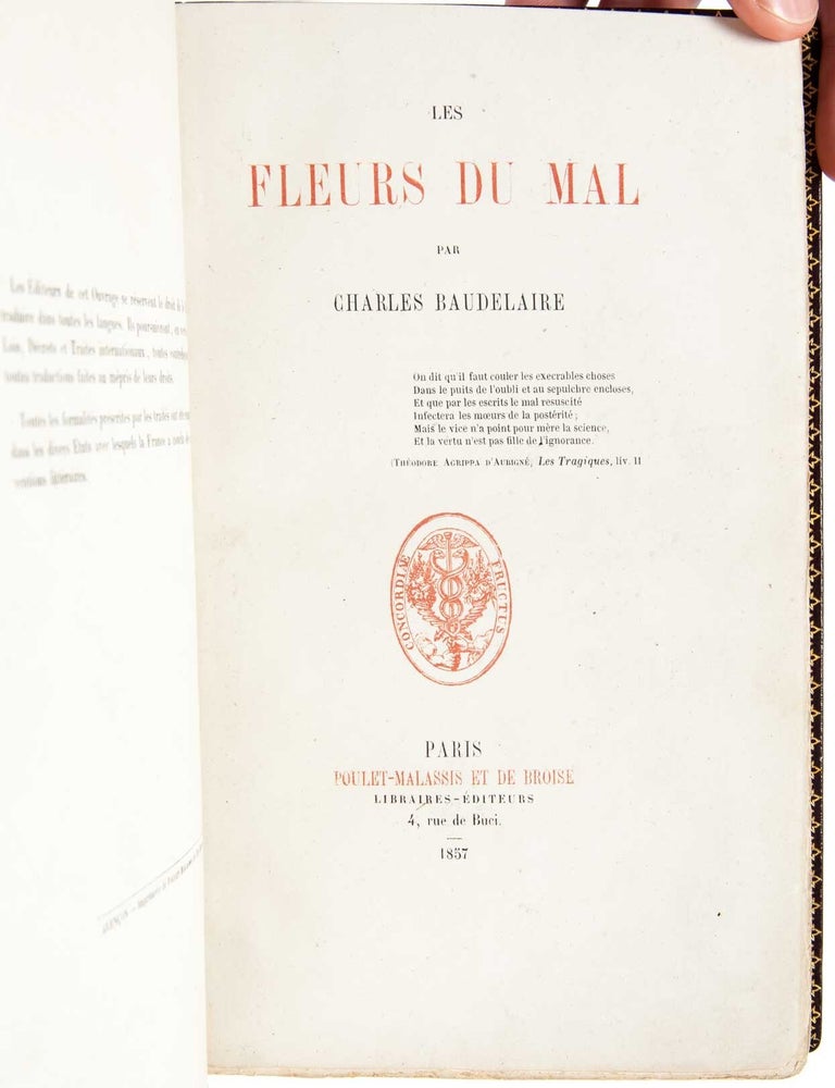 Les Fleurs du Mal (Presentation copy)