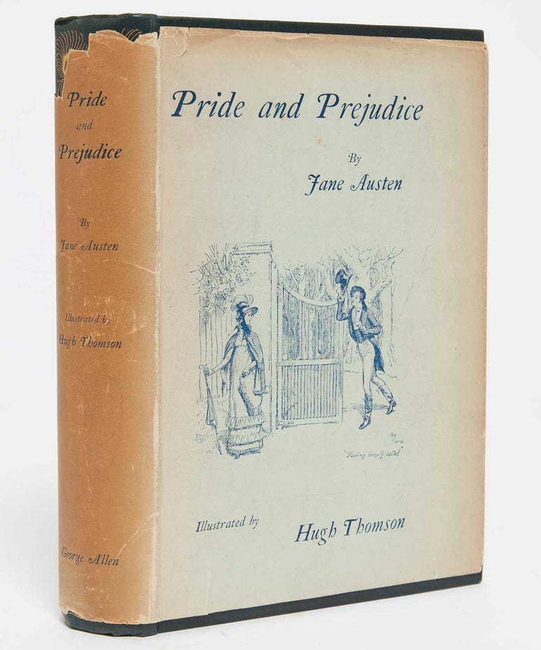Item #1861) Pride and Prejudice (in dust jacket). Jane Austen, Hugh Thomson