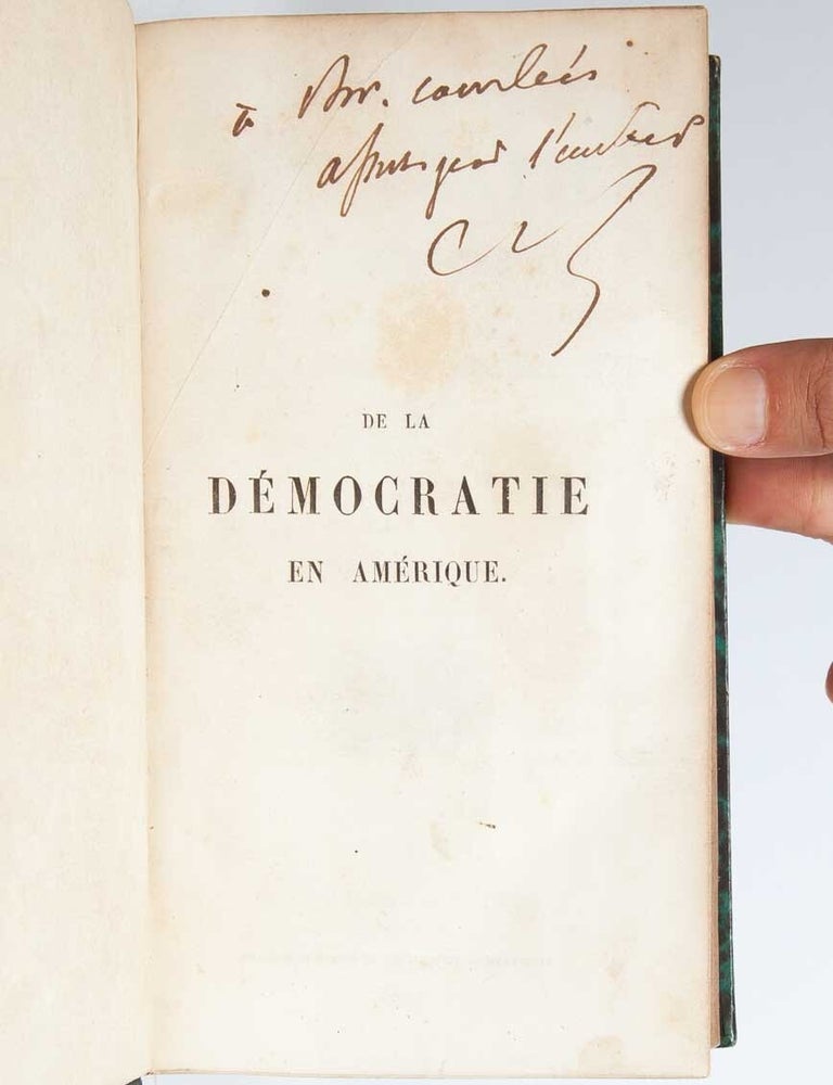 De la Démocratie en Amérique (Presentation copy)
