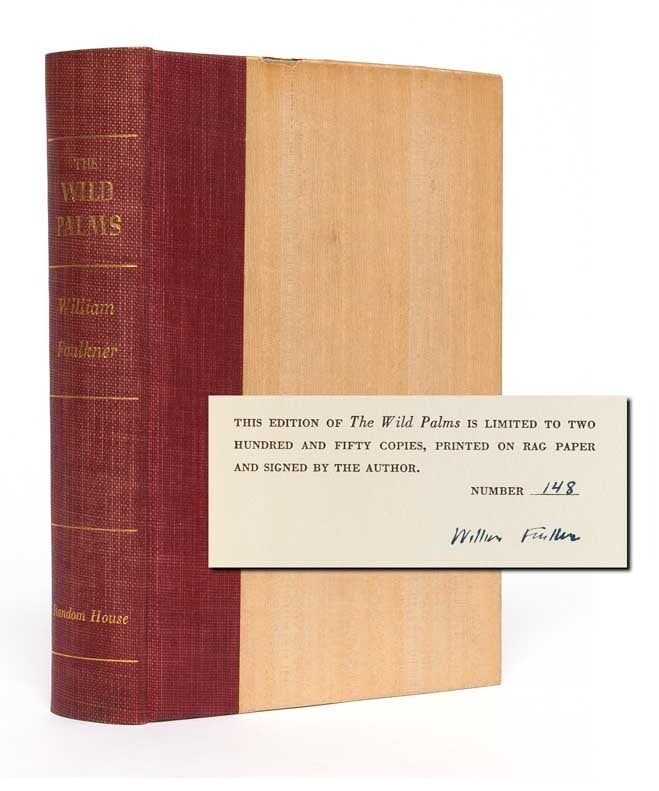(Item #2200) The Wild Palms (Signed Limited Edition). William Faulkner.
