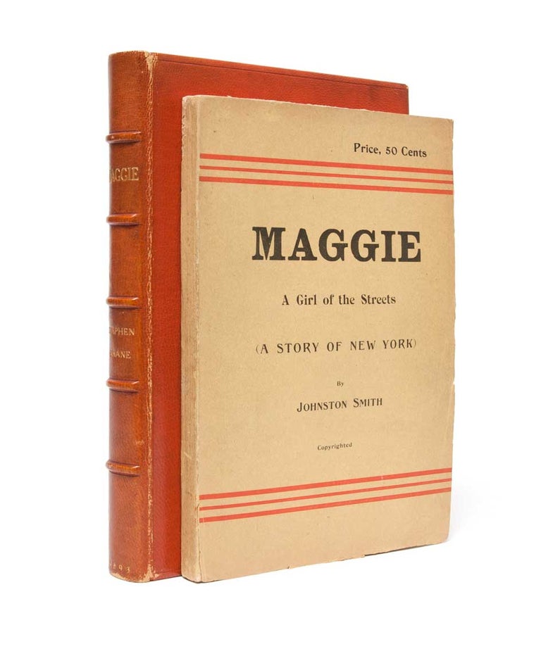 Item #2270) Maggie, a Girl of the Streets (A Story of New York). Stephen Crane, Johnston Smith
