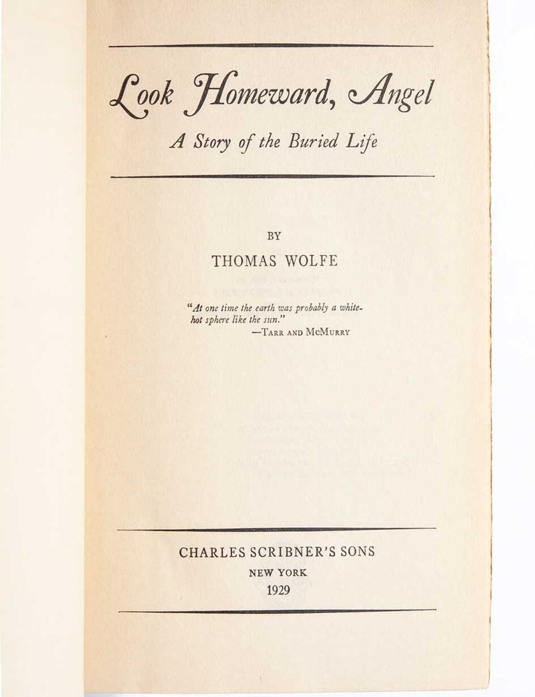 Look Homeward Angel