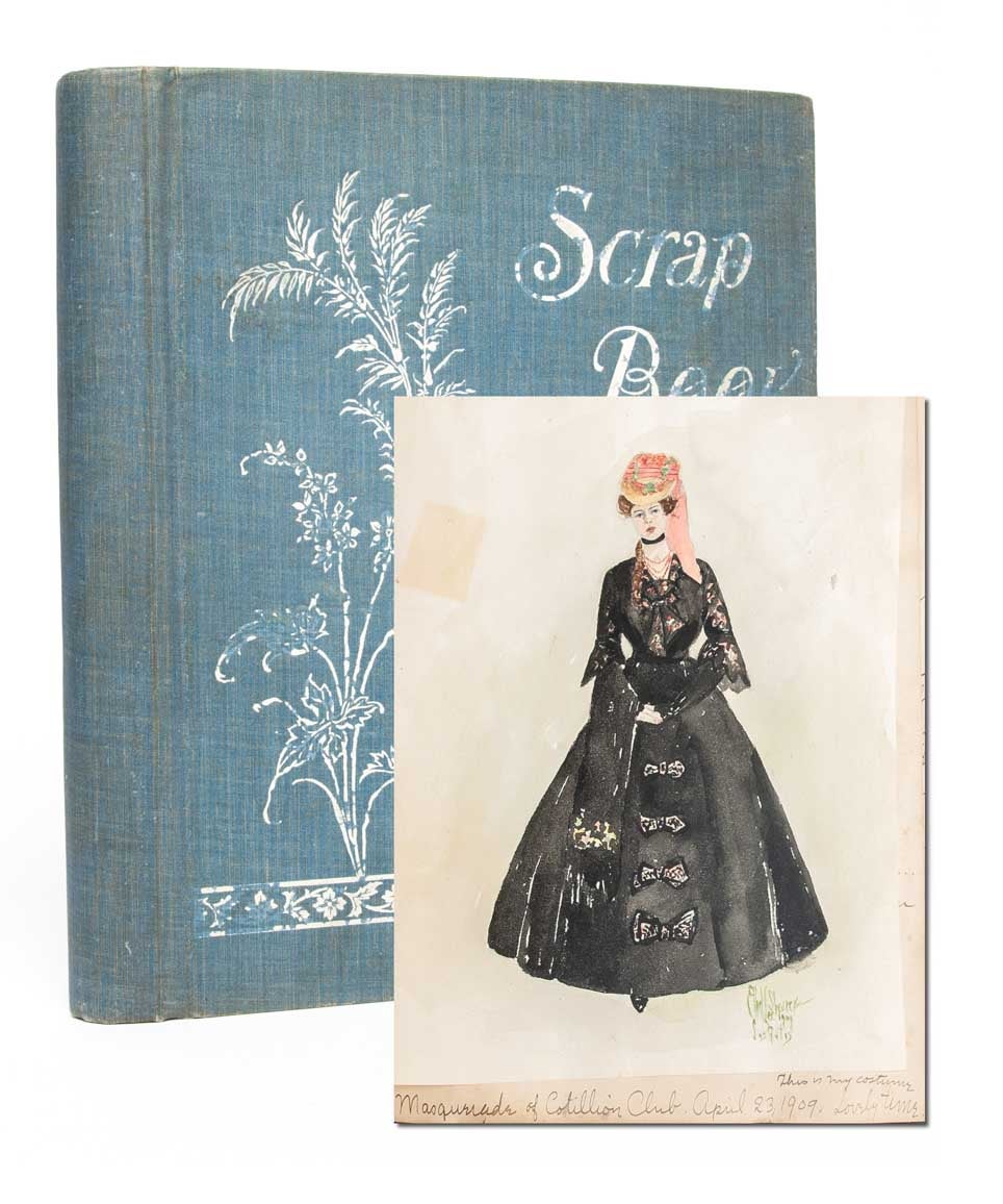 (Item #2296) Commonplace Book of teenage artist Ethel Shearer, compiled before she rose to membership in the Association of San Francisco Women Artists. Commonplace Book, Ethel Shearer.