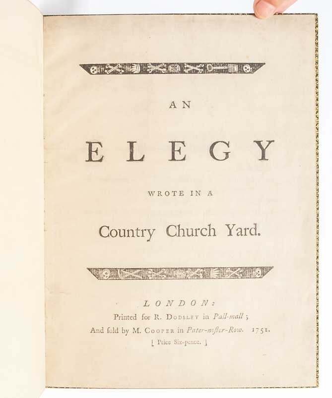 Elegy Wrote in a Country Church Yard