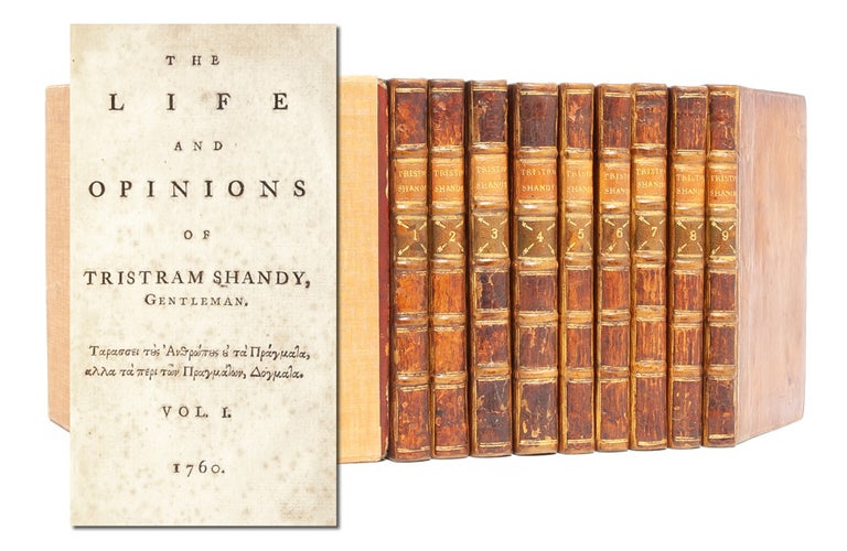 Item #2592) Life and Opinions of Tristram Shandy. Laurence Sterne