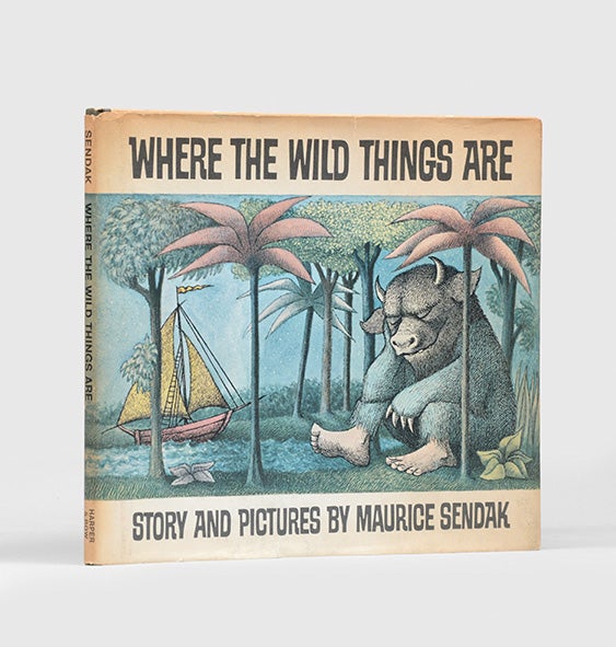 Item #2734) Where the Wild Things Are (Inscribed First Edition). Maurice Sendak