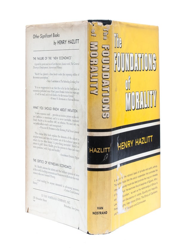 The Foundations of Morality (Association copy)