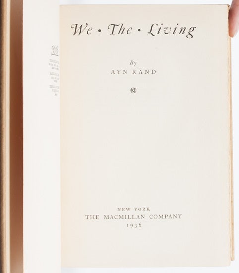 We the Living (Presentation Copy)