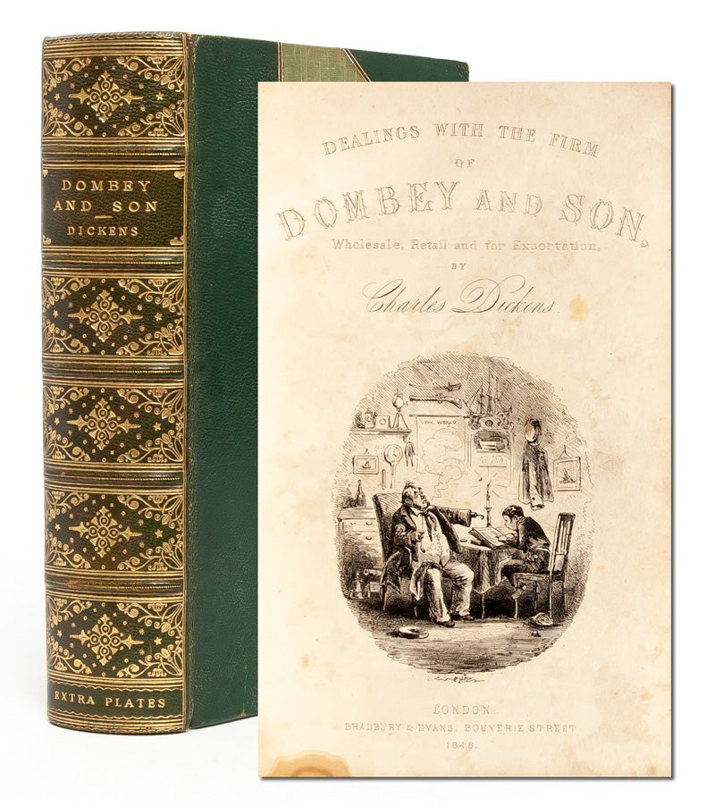 (Item #2883) Dombey and Son (Extra-illustrated). Charles Dickens.