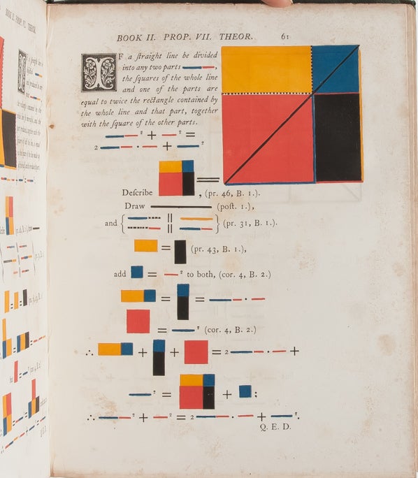 The First Six Books of the Elements of Euclid in which coloured diagrams and symbols are used instead of letters for the greater ease of learners.