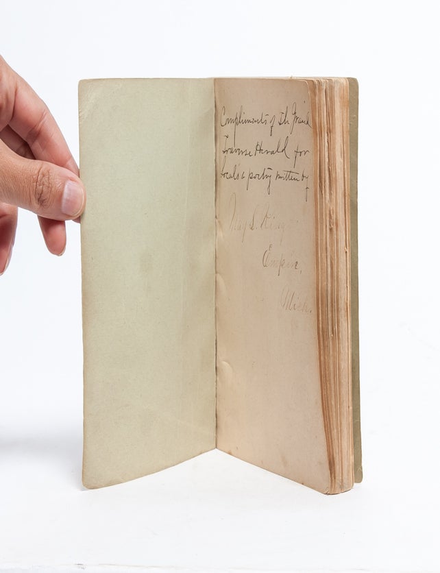 The Herald Cook Book. Compiled from Receipts by Grand Traverse Housekeepers