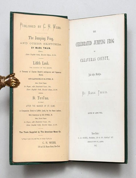 The Celebrated Jumping Frog of Calaveras County And other Sketches