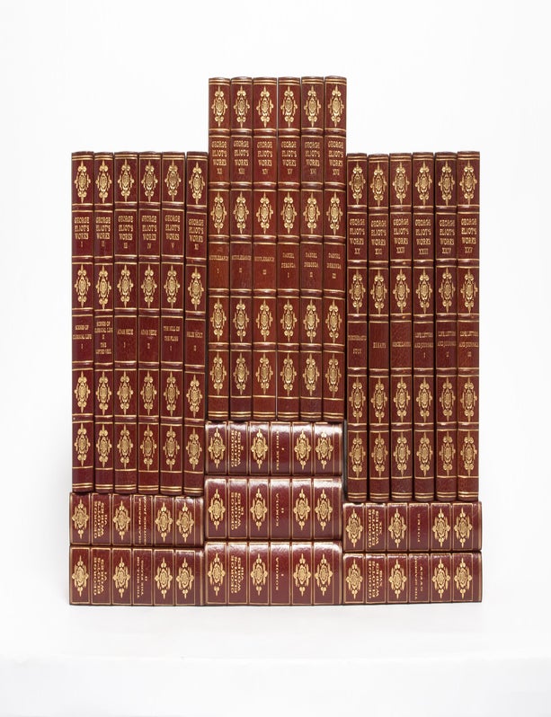 Item #3141) The Writings of George Eliot (in 25 vols). George Eliot, Mary Ann Evans
