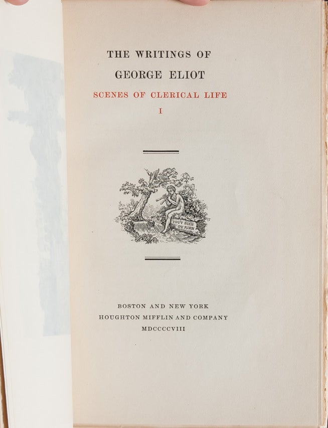 The Writings of George Eliot (in 25 vols)