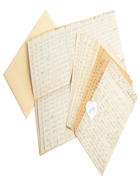 Item #3229) Collection of four manuscript Temperance speeches from an anonymous Midwestern woman....