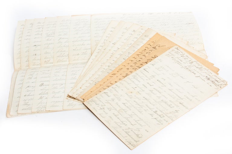 Collection of four manuscript Temperance speeches from an anonymous Midwestern woman