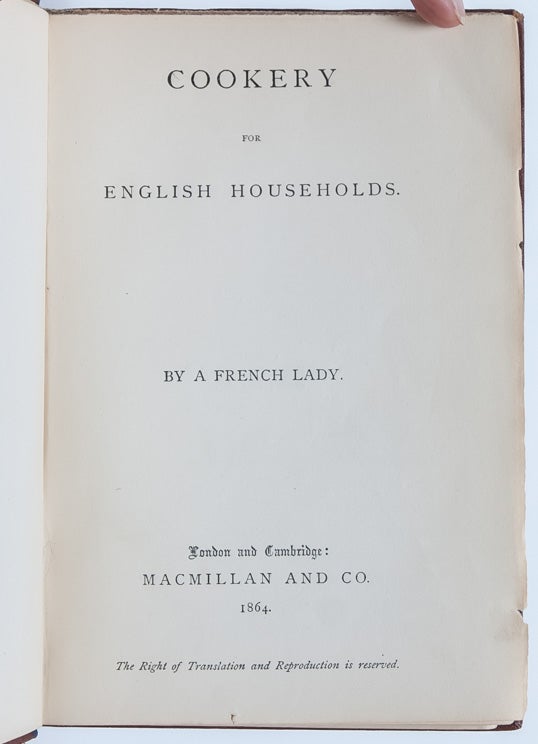 Cookery for English Households