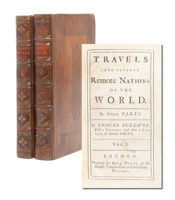 (Item #3251) Travels into Several Remote Nations of the World. In four parts. By Lemuel Gulliver, First a Surgeon and then a Captain of Several Ships. Jonathan Swift.