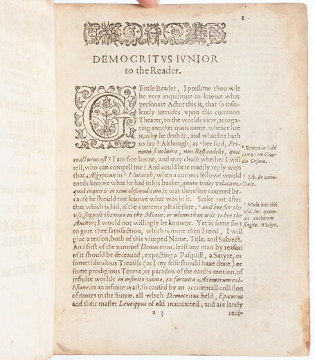 The Anatomy of Melancholy, what it is. With all the kindes, causes, symptomes, prognostickes, and severall cures of it