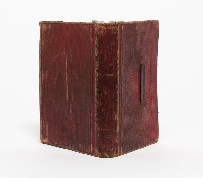Pocket Bible given by a captured Union soldier to a woman in a prominent Unionist family