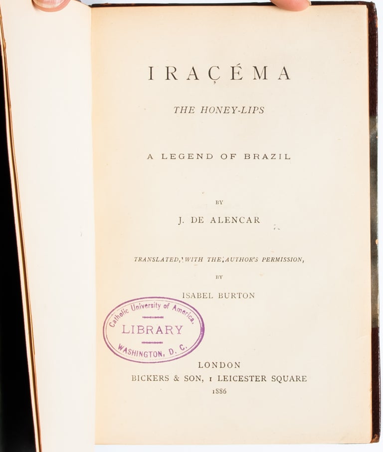 Iracema, or Honey Lips; and Manuel de Moraes the Convert