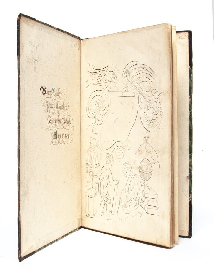 Geography notebooks of two young women pupil-teachers