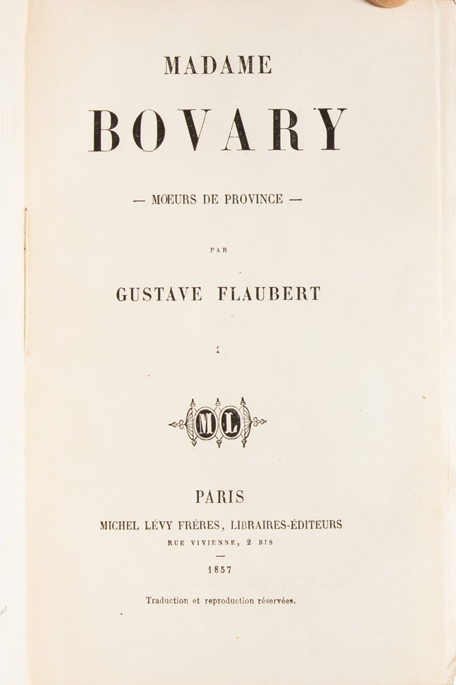 Madame Bovary (in 2 vols)