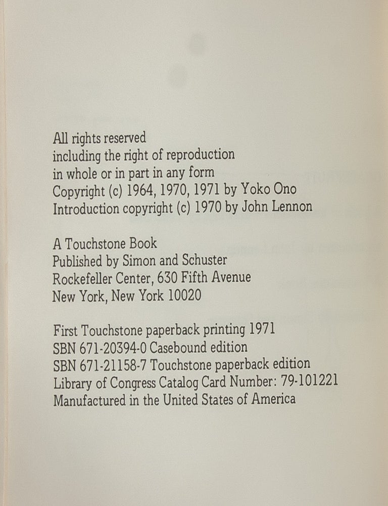 Grapefruit (Signed First Edition)