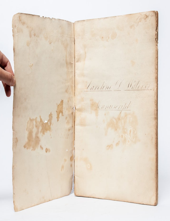 Mathematics notebook of a 16 year old girl being educated in the 19th century